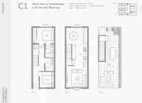Broadhurst & Whitaker Plan C1 2 bed+Rooftop+2 bath